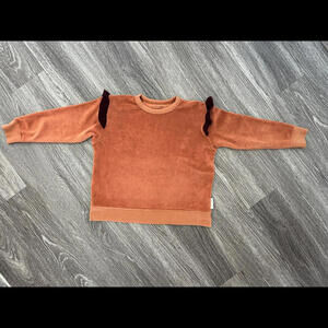TINYCOTTONS Sweatshirt Kids Almond Beach Goose Organic 2Y/8Y NWT